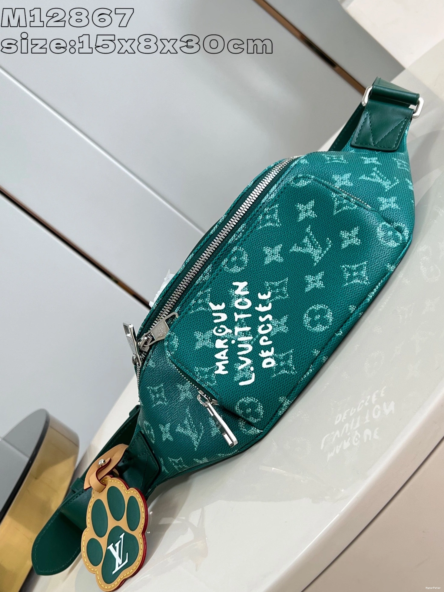 VUITTON Bumbag-30*15*8CM LOUIS Rush 0809